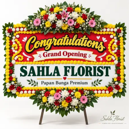 Papan Bunga Ucapan Selamat Bsd