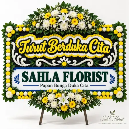 Papan Bunga Duka Bsd